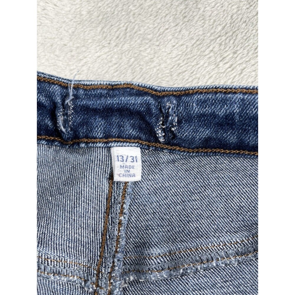 Wax Jeans Womens 13/31 Distressed Stretch Jeans Midrise 28x27 - Picture 11 of 13